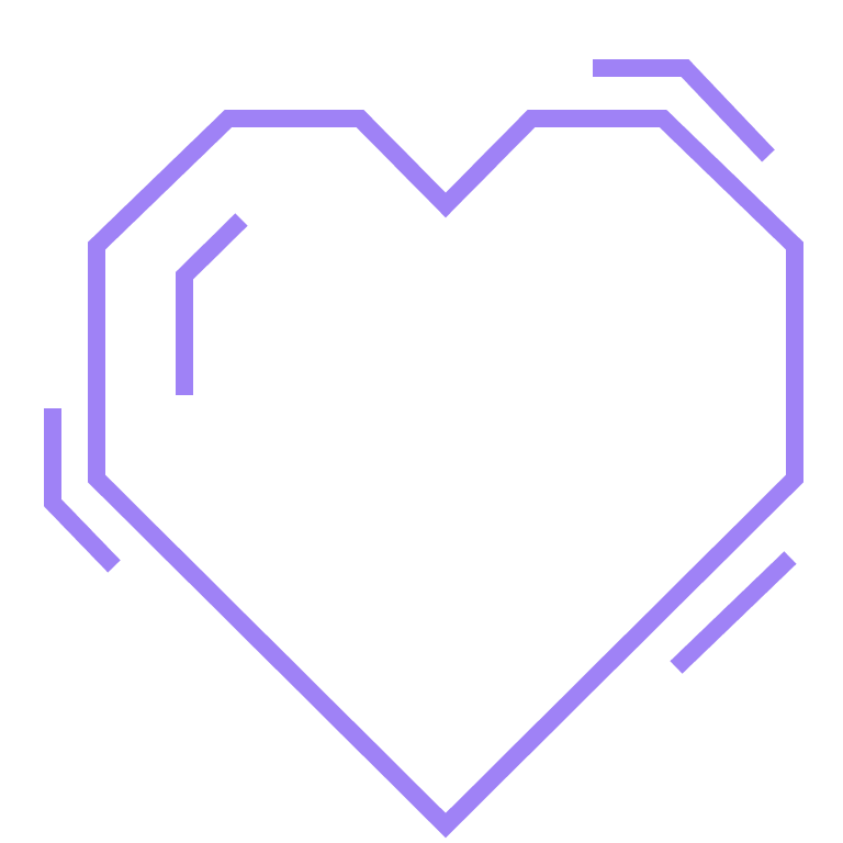 07. Heart purple
