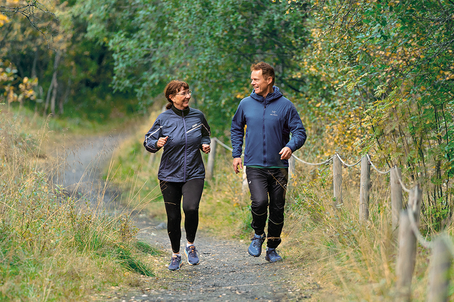 Active adults supporting metabolic health through lifestyle and nutrition